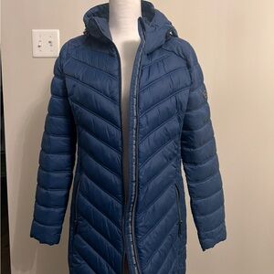 Michael Kors Women's Navy Puffer Coat